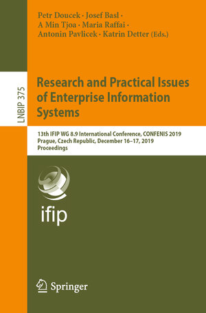 Buchcover Research and Practical Issues of Enterprise Information Systems  | EAN 9783030376321 | ISBN 3-030-37632-X | ISBN 978-3-030-37632-1