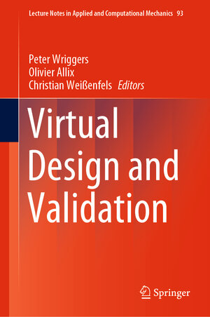 Buchcover Virtual Design and Validation | EAN 9783030381561 | ISBN 3-030-38156-0 | ISBN 978-3-030-38156-1