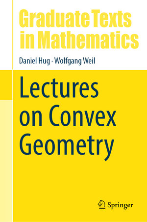 Buchcover Lectures on Convex Geometry | Daniel Hug | EAN 9783030501792 | ISBN 3-030-50179-5 | ISBN 978-3-030-50179-2