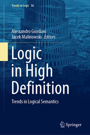 Buchcover Logic in High Definition  | EAN 9783030534868 | ISBN 3-030-53486-3 | ISBN 978-3-030-53486-8