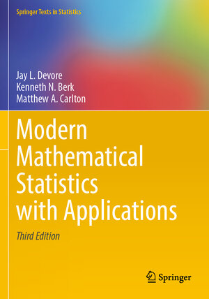 Buchcover Modern Mathematical Statistics with Applications | Jay L. Devore | EAN 9783030551582 | ISBN 3-030-55158-X | ISBN 978-3-030-55158-2
