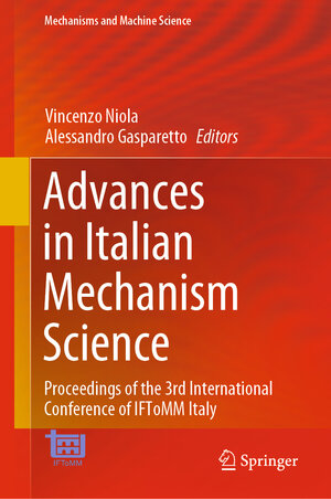 Buchcover Advances in Italian Mechanism Science  | EAN 9783030558062 | ISBN 3-030-55806-1 | ISBN 978-3-030-55806-2