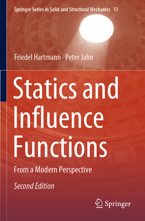 Buchcover Statics and Influence Functions | Friedel Hartmann | EAN 9783030558918 | ISBN 3-030-55891-6 | ISBN 978-3-030-55891-8