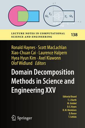 Buchcover Domain Decomposition Methods in Science and Engineering XXV | EAN 9783030567491 | ISBN 3-030-56749-4 | ISBN 978-3-030-56749-1