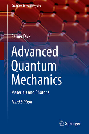 Buchcover Advanced Quantum Mechanics | Rainer Dick | EAN 9783030578695 | ISBN 3-030-57869-0 | ISBN 978-3-030-57869-5