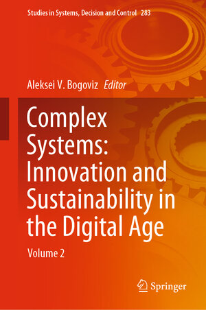 Buchcover Complex Systems: Innovation and Sustainability in the Digital Age  | EAN 9783030588236 | ISBN 3-030-58823-8 | ISBN 978-3-030-58823-6