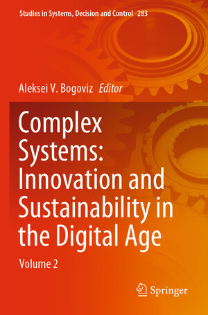 Buchcover Complex Systems: Innovation and Sustainability in the Digital Age | EAN 9783030588250 | ISBN 3-030-58825-4 | ISBN 978-3-030-58825-0