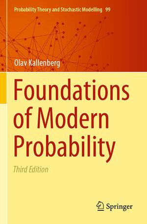Buchcover Foundations of Modern Probability | Olav Kallenberg | EAN 9783030618735 | ISBN 3-030-61873-0 | ISBN 978-3-030-61873-5