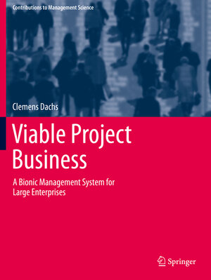 Buchcover Viable Project Business | Clemens Dachs | EAN 9783030629069 | ISBN 3-030-62906-6 | ISBN 978-3-030-62906-9