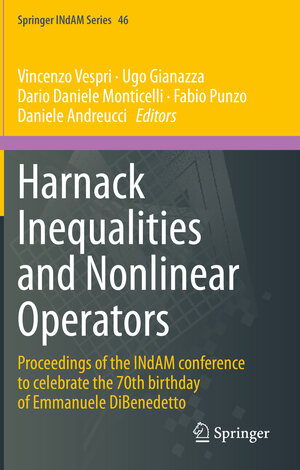 Buchcover Harnack Inequalities and Nonlinear Operators  | EAN 9783030737801 | ISBN 3-030-73780-2 | ISBN 978-3-030-73780-1