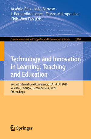 Buchcover Technology and Innovation in Learning, Teaching and Education  | EAN 9783030739881 | ISBN 3-030-73988-0 | ISBN 978-3-030-73988-1