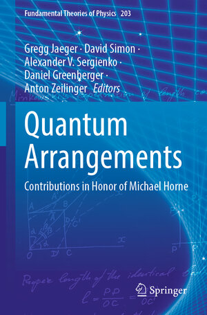 Buchcover Quantum Arrangements | EAN 9783030773694 | ISBN 3-030-77369-8 | ISBN 978-3-030-77369-4