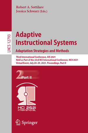 Buchcover Adaptive Instructional Systems. Adaptation Strategies and Methods | EAN 9783030778736 | ISBN 3-030-77873-8 | ISBN 978-3-030-77873-6