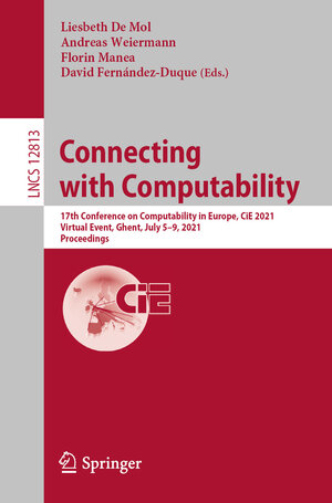 Buchcover Connecting with Computability | EAN 9783030800499 | ISBN 3-030-80049-0 | ISBN 978-3-030-80049-9