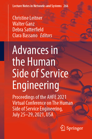 Buchcover Advances in the Human Side of Service Engineering  | EAN 9783030808402 | ISBN 3-030-80840-8 | ISBN 978-3-030-80840-2