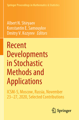 Buchcover Recent Developments in Stochastic Methods and Applications | EAN 9783030832681 | ISBN 3-030-83268-6 | ISBN 978-3-030-83268-1