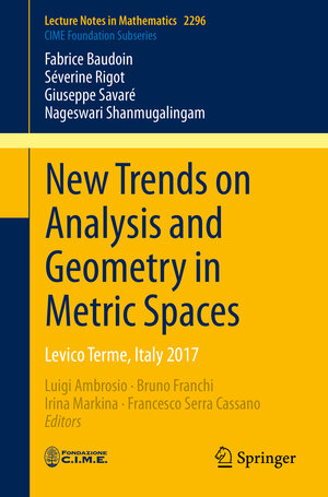 Buchcover New Trends on Analysis and Geometry in Metric Spaces | Fabrice Baudoin | EAN 9783030841409 | ISBN 3-030-84140-5 | ISBN 978-3-030-84140-9