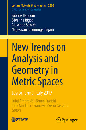 Buchcover New Trends on Analysis and Geometry in Metric Spaces | Fabrice Baudoin | EAN 9783030841416 | ISBN 3-030-84141-3 | ISBN 978-3-030-84141-6