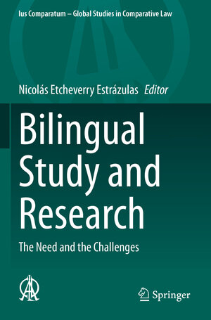 Buchcover Bilingual Study and Research | EAN 9783030845520 | ISBN 3-030-84552-4 | ISBN 978-3-030-84552-0