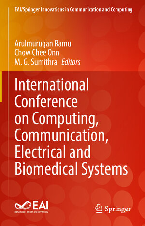 Buchcover International Conference on Computing, Communication, Electrical and Biomedical Systems  | EAN 9783030861650 | ISBN 3-030-86165-1 | ISBN 978-3-030-86165-0