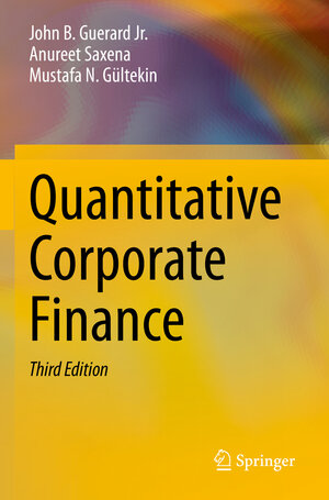 Buchcover Quantitative Corporate Finance | John B. Guerard Jr. | EAN 9783030872717 | ISBN 3-030-87271-8 | ISBN 978-3-030-87271-7