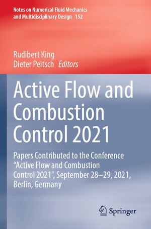 Buchcover Active Flow and Combustion Control 2021  | EAN 9783030907297 | ISBN 3-030-90729-5 | ISBN 978-3-030-90729-7