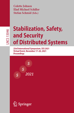 Buchcover Stabilization, Safety, and Security of Distributed Systems | EAN 9783030910808 | ISBN 3-030-91080-6 | ISBN 978-3-030-91080-8