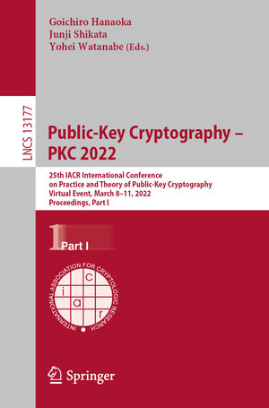 Buchcover Public-Key Cryptography – PKC 2022  | EAN 9783030971212 | ISBN 3-030-97121-X | ISBN 978-3-030-97121-2
