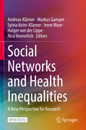 Buchcover Social Networks and Health Inequalities  | EAN 9783030977245 | ISBN 3-030-97724-2 | ISBN 978-3-030-97724-5