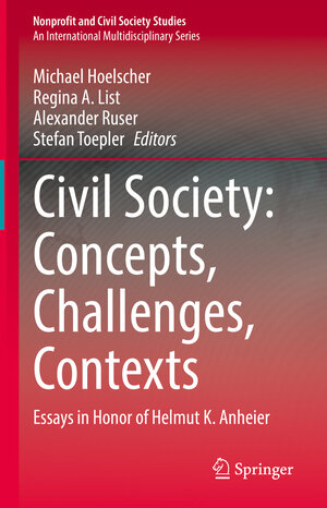 Buchcover Civil Society: Concepts, Challenges, Contexts  | EAN 9783030980078 | ISBN 3-030-98007-3 | ISBN 978-3-030-98007-8