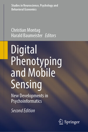Buchcover Digital Phenotyping and Mobile Sensing  | EAN 9783030985462 | ISBN 3-030-98546-6 | ISBN 978-3-030-98546-2