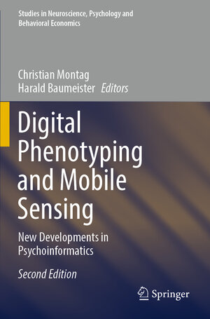 Buchcover Digital Phenotyping and Mobile Sensing | EAN 9783030985486 | ISBN 3-030-98548-2 | ISBN 978-3-030-98548-6
