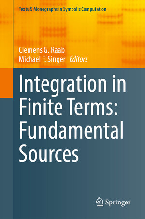 Buchcover Integration in Finite Terms: Fundamental Sources | EAN 9783030987664 | ISBN 3-030-98766-3 | ISBN 978-3-030-98766-4