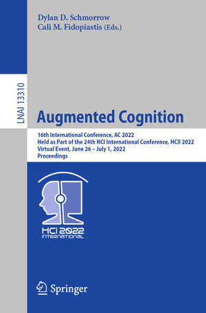 Buchcover Augmented Cognition  | EAN 9783031054563 | ISBN 3-031-05456-3 | ISBN 978-3-031-05456-3