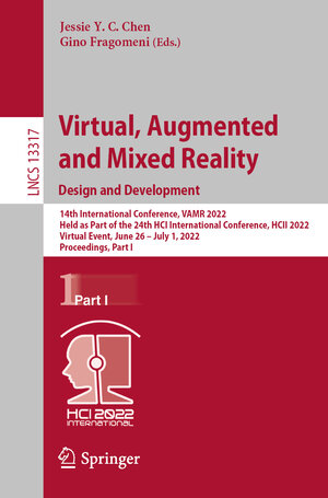 Buchcover Virtual, Augmented and Mixed Reality: Design and Development | EAN 9783031059384 | ISBN 3-031-05938-7 | ISBN 978-3-031-05938-4