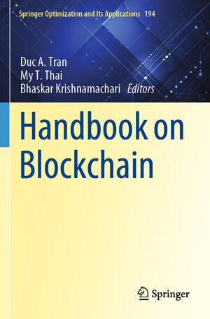 Buchcover Handbook on Blockchain | EAN 9783031075377 | ISBN 3-031-07537-4 | ISBN 978-3-031-07537-7