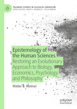 Buchcover Epistemology of the Human Sciences | Walter B. Weimer | EAN 9783031171758 | ISBN 3-031-17175-6 | ISBN 978-3-031-17175-8