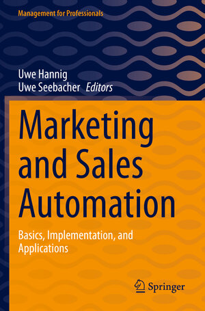Buchcover Marketing and Sales Automation  | EAN 9783031200427 | ISBN 3-031-20042-X | ISBN 978-3-031-20042-7