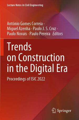 Buchcover Trends on Construction in the Digital Era  | EAN 9783031202438 | ISBN 3-031-20243-0 | ISBN 978-3-031-20243-8
