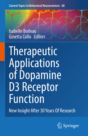 Buchcover Therapeutic Applications of Dopamine D3 Receptor Function | EAN 9783031230578 | ISBN 3-031-23057-4 | ISBN 978-3-031-23057-8