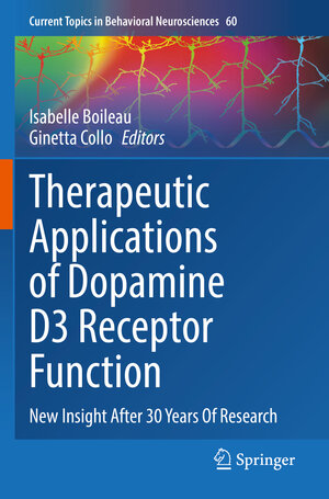 Buchcover Therapeutic Applications of Dopamine D3 Receptor Function  | EAN 9783031230608 | ISBN 3-031-23060-4 | ISBN 978-3-031-23060-8