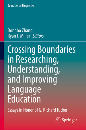 Buchcover Crossing Boundaries in Researching, Understanding, and Improving Language Education  | EAN 9783031240805 | ISBN 3-031-24080-4 | ISBN 978-3-031-24080-5