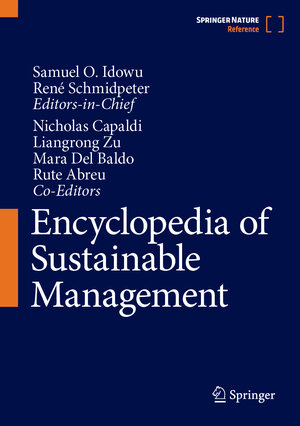 Buchcover Encyclopedia of Sustainable Management  | EAN 9783031259838 | ISBN 3-031-25983-1 | ISBN 978-3-031-25983-8