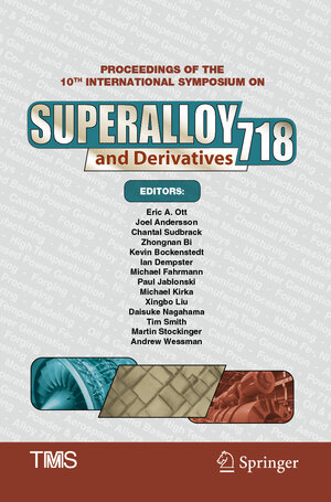Buchcover Proceedings of the 10th International Symposium on Superalloy 718 and Derivatives  | EAN 9783031274497 | ISBN 3-031-27449-0 | ISBN 978-3-031-27449-7