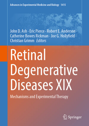 Buchcover Retinal Degenerative Diseases XIX  | EAN 9783031276811 | ISBN 3-031-27681-7 | ISBN 978-3-031-27681-1