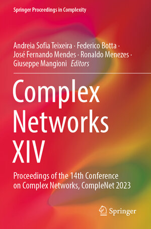 Buchcover Complex Networks XIV | EAN 9783031282782 | ISBN 3-031-28278-7 | ISBN 978-3-031-28278-2