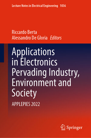 Buchcover Applications in Electronics Pervading Industry, Environment and Society  | EAN 9783031303326 | ISBN 3-031-30332-6 | ISBN 978-3-031-30332-6