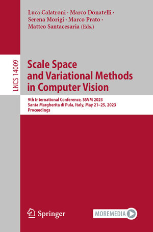 Buchcover Scale Space and Variational Methods in Computer Vision  | EAN 9783031319754 | ISBN 3-031-31975-3 | ISBN 978-3-031-31975-4