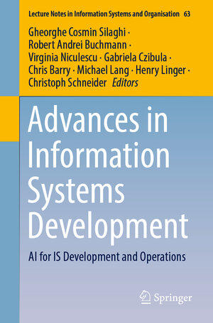 Buchcover Advances in Information Systems Development | EAN 9783031324178 | ISBN 3-031-32417-X | ISBN 978-3-031-32417-8