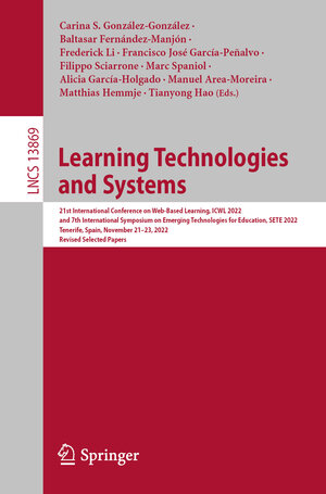 Buchcover Learning Technologies and Systems | EAN 9783031330230 | ISBN 3-031-33023-4 | ISBN 978-3-031-33023-0